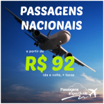 Promoção de PASSAGENS NACIONAIS, para voar até JULHO/2014! A partir de R$ 92, ida e volta!