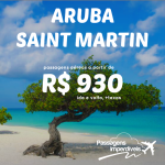 [Atualizado 24/05/2014 às 23:20, saindo de 37 cidades!] Promoção de passagens para ARUBA e SAINT MARTIN! A partir de R$ 930, ida e volta! Viaje até DEZEMBRO/14!