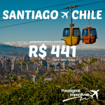 Última Chamada!!! Promoção de Passagens para SANTIAGO – CHILE, saindo do Rio de Janeiro, a partir de R$ 441, ida e volta! Viaje no mês de JUNHO/14!