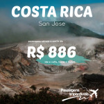 IMPERDÍVEL!!! Promoção de passagens para a <b>COSTA RICA</b>! A partir de R$ 886, ida e volta!