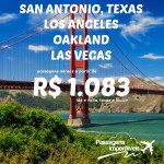 IMPERDÍVEL!!! Sensacional promoção da AEROMÉXICO para <b>LAS VEGAS</b>, <b>SAN FRANCISCO – Oakland</b>, <b>TEXAS</b> ou <b>LOS ANGELES</b>!!! A partir de R$ 1.083, ida e volta!