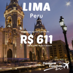 Seleção de passagens da TAM para <b>LIMA</B>, no <b>Peru</b>! A partir de R$ 611, ida e volta, para viajar ainda no ano de 2014!