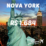 Seleção das melhores passagens em promoção para <b>NOVA YORK</b>! A partir de R$ 1.684, para viajar entre os meses de outubro/2014 e agosto/2015, inclusive BLACK FRIDAY e CARNAVAL!