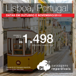 Quer viajar para <b>PORTUGAL</b>? Aproveite as passagens em promoção para <b>LISBOA</b>, a partir de R$ 1.498, ida e volta!
