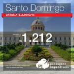 Promoção de Passagens para <b>Santo Domingo</b>! A partir de R$ 1.212, ida e volta; a partir de R$ 1.834, ida e volta, COM TAXAS INCLUÍDAS!