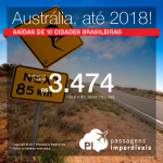 Promoção de Passagens para a <b>Austrália: Brisbane, Melbourne, Sydney</b>! A partir de R$ 3.474, ida e volta, COM TAXAS INCLUÍDAS!