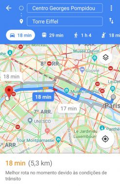 google maps paris