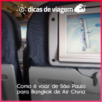 Como é voar de São Paulo para Bangkok pela Air China