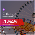 Promoção de Passagens para os <b>ESTADOS UNIDOS: Chicago</b>! A partir de R$ 1.545, ida e volta, c/ taxas!