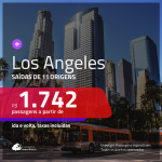 Promoção de Passagens para <b>LOS ANGELES</b>! A partir de R$ 1.742, ida e volta, c/ taxas!