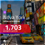 Promoção de Passagens para <b>NOVA YORK</b>! A partir de R$ 1.703, ida e volta, c/ taxas!