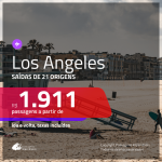 Promoção de Passagens para <b>LOS ANGELES</b>! A partir de R$ 1.911, ida e volta, c/ taxas!