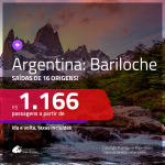 Promoção de Passagens para a <b>ARGENTINA: Bariloche</b>! A partir de R$ 1.166, ida e volta, c/ taxas!