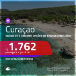 Promoção de Passagens para <b>CURAÇAO</b>! A partir de R$ 1.762, ida e volta, c/ taxas! Com opções de BAGAGEM INCLUÍDA!