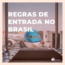 Quais as exigências para entrar no Brasil de avião?