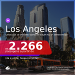 Passagens para <b>LOS ANGELES</b>, com datas para viajar no 2° Semestre! A partir de R$ 2.266, ida e volta, c/ taxas!