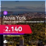 Passagens para <strong>NOVA YORK</strong> a partir de R$ 2.140, ida e volta, c/ taxas! Opções com BAGAGEM INCLUÍDA! Datas para viajar até Fevereiro/23!