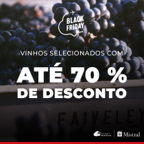 Black Friday: vinhos selecionados com até 70% de desconto na Mistral