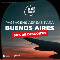 Black Friday: passagens aéreas para Buenos Aires com 30% de desconto