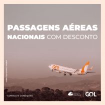 GOL dá descontos em passagens aéreas para diferentes regiões do Brasil