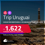 <strong>Trip Uruguai</strong>! Chegue por <strong>MONTEVIDEO</strong>, e vá embora por <strong>PUNTA DEL ESTE</strong>, ou vice-versa! A partir de R$ 1.622, todos os trechos, c/ taxas!
