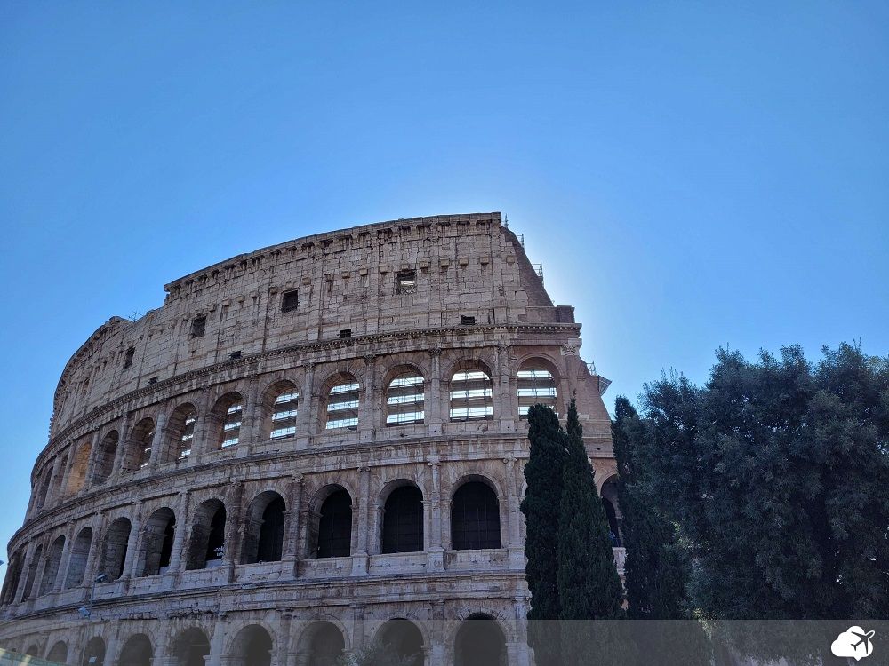 Foto do Coliseu em Roma