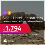 <strong>PASSAGEM + HOTEL</strong> com <strong>CAFÉ DA MANHÃ</strong> em <strong>JERICOACOARA</strong>! A partir de R$ 1.794, por pessoa, quarto duplo, c/ taxas!