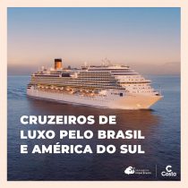 Costa Cruzeiros: temporada 23/24 com rotas pelo Brasil e países da América do Sul