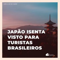 Japão anuncia isenção de visto para turistas brasileiros